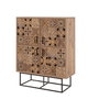 Hanah Home Quantum Solo - Retro Pino Atlántico y Negro